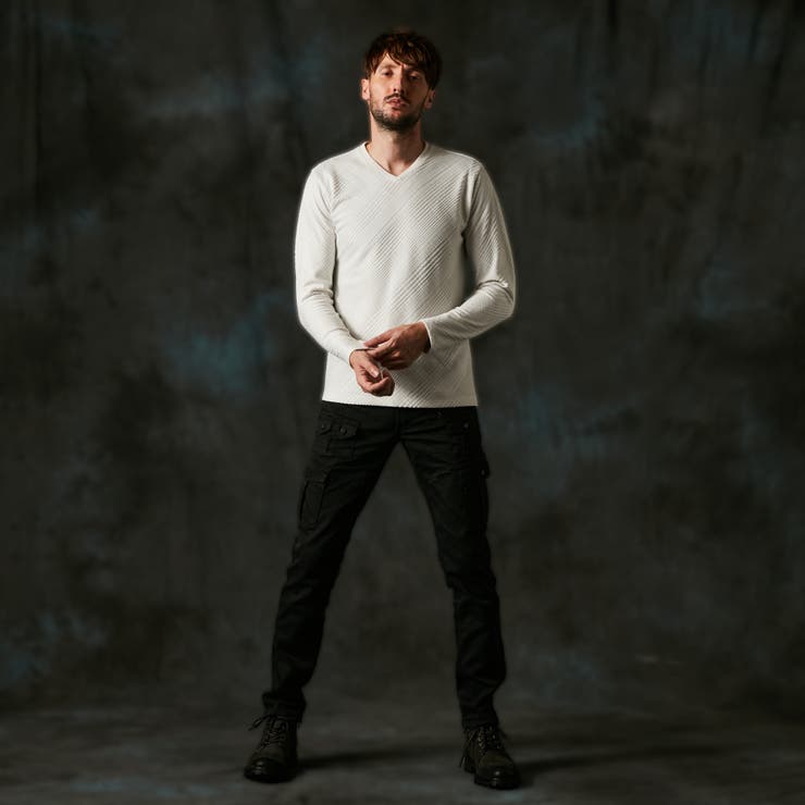 ブリスターチェックJQＶネックプルオーバー | NICOLE | 詳細画像3 