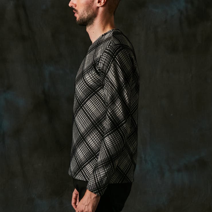 ブリスターチェックJQＶネックプルオーバー | NICOLE | 詳細画像7 