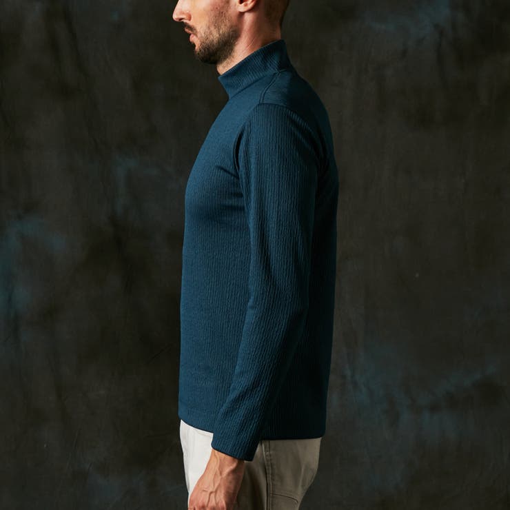 ブリスターストライプJQモックネックプルオーバー | NICOLE | 詳細画像18 