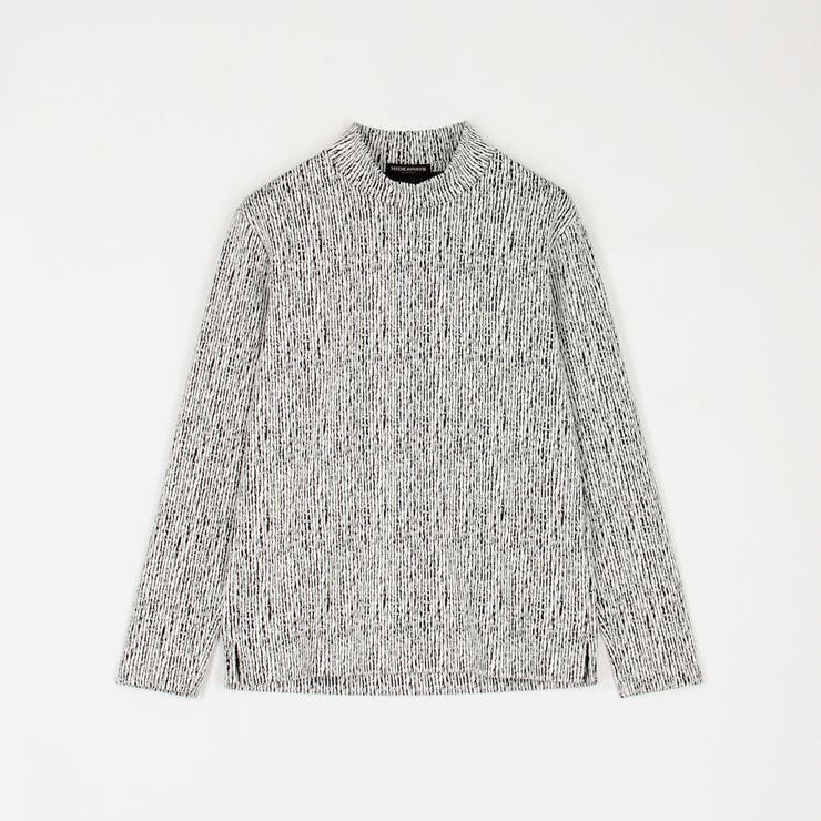 ブリスターストライプJQモックネックプルオーバー | NICOLE | 詳細画像5 