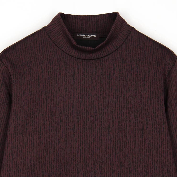 ブリスターストライプJQモックネックプルオーバー | NICOLE | 詳細画像7 