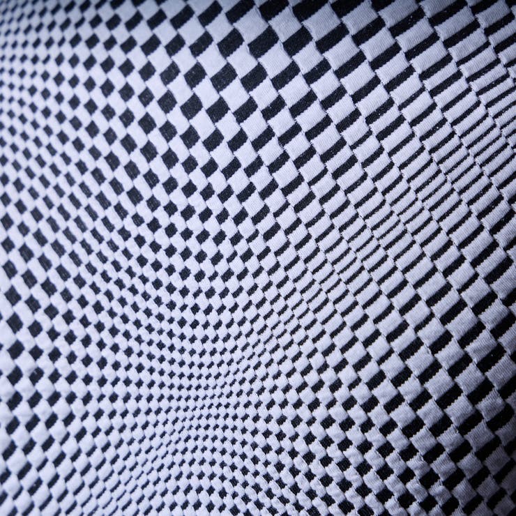 バイヤスジオメトリックモックネックプルオーバー | NICOLE | 詳細画像13 