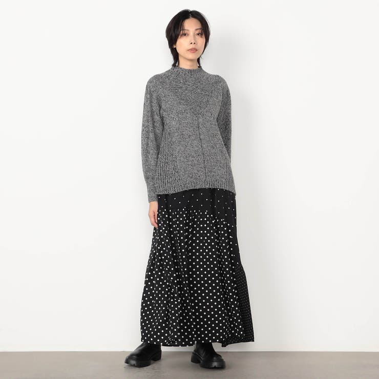 WALDO】ドットパッチワークスカート[品番：NICW0006105]｜NICOLE