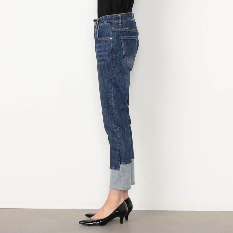 【WALDO】裾切り替えボーイフレンドデニム | NICOLE | 詳細画像5 