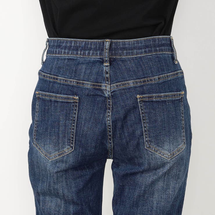 【WALDO】裾切り替えボーイフレンドデニム | NICOLE | 詳細画像7 