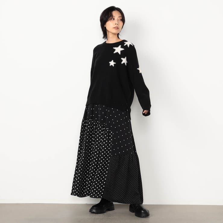 WALDO】星柄ジャガードニット[品番：NICW0006302]｜NICOLE