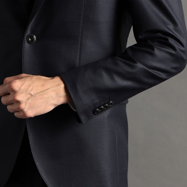 ブライトウール 2つ釦シングル スーツ | NICOLE | 詳細画像14 