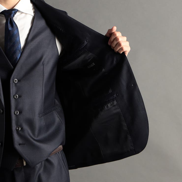 ブライトウール 2つ釦シングル スーツ | NICOLE | 詳細画像17 