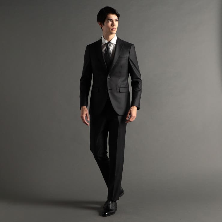 ブライトウール 2つ釦シングル スーツ | NICOLE | 詳細画像2 