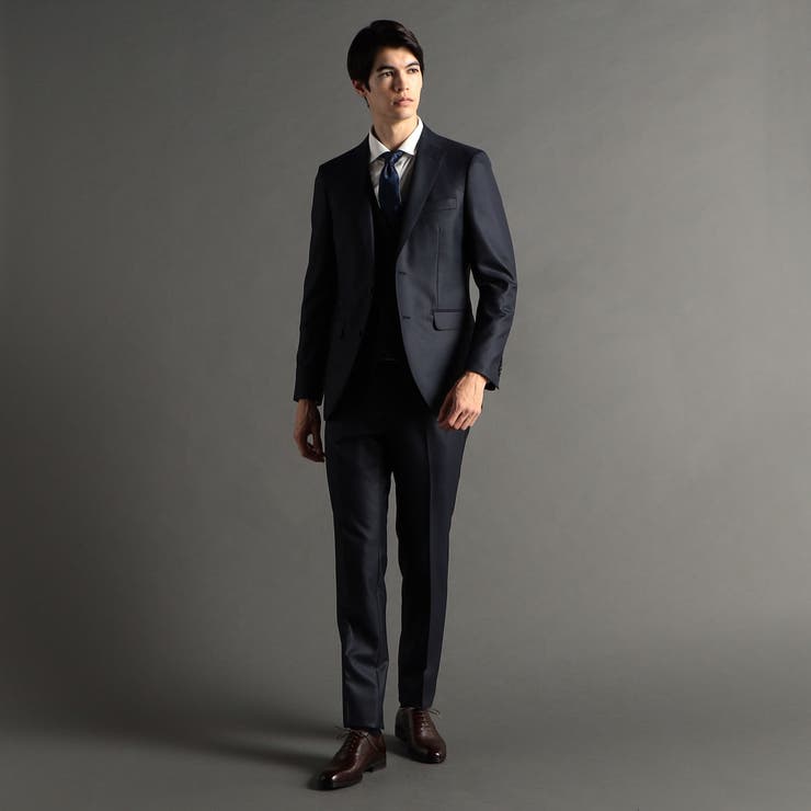 ブライトウール 2つ釦シングル スーツ | NICOLE | 詳細画像3 