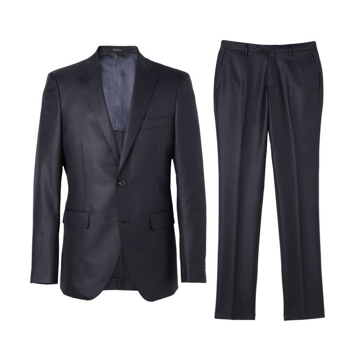 ブライトウール 2つ釦シングル スーツ | NICOLE | 詳細画像9 