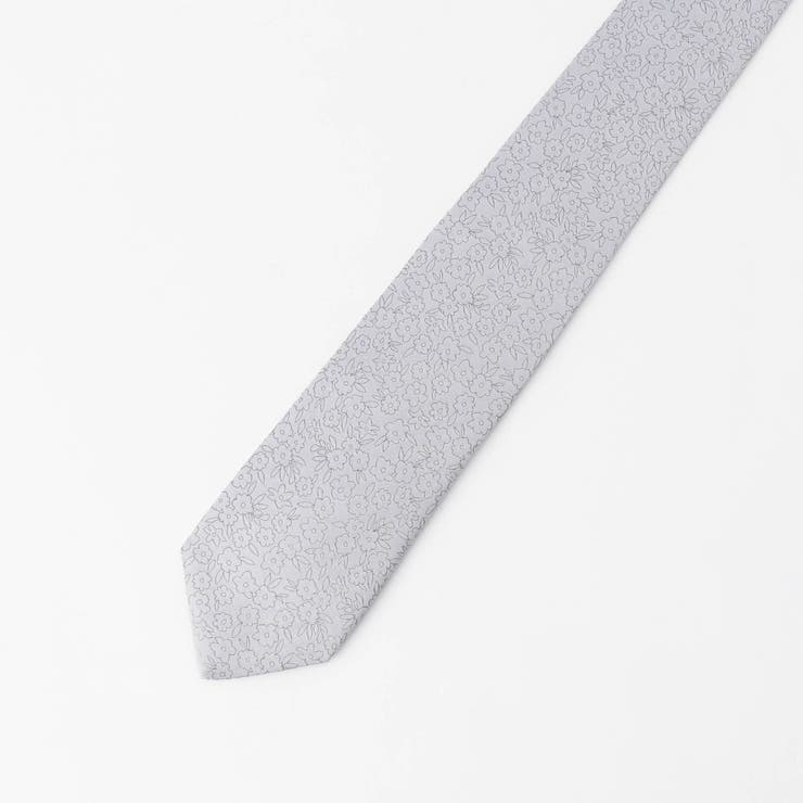 19ライトグレー | グラフィックジャカードネクタイ | NICOLE