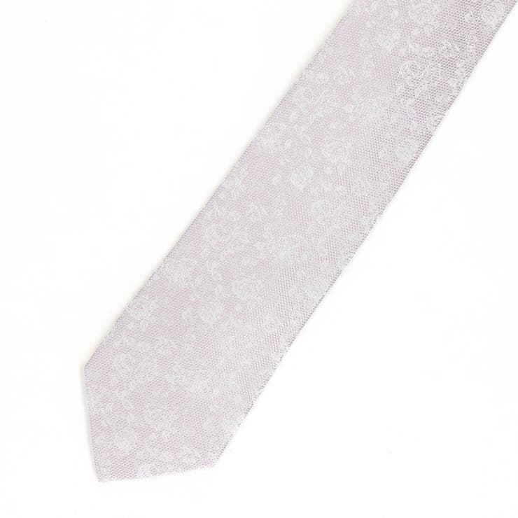 ダークフラワー ジャカードネクタイ | NICOLE | 詳細画像1 