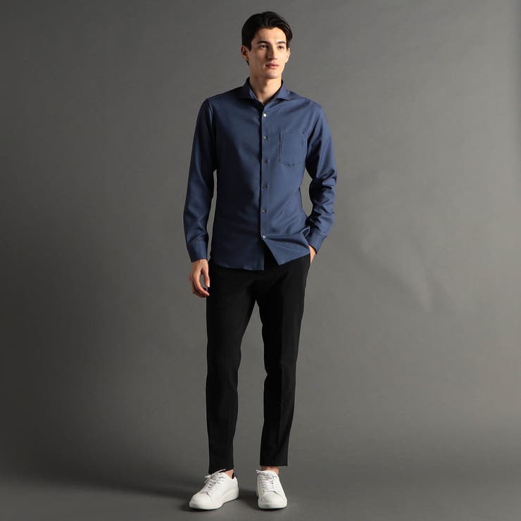 ストレッチツイル カッタウェイカラーシャツ | NICOLE | 詳細画像8 