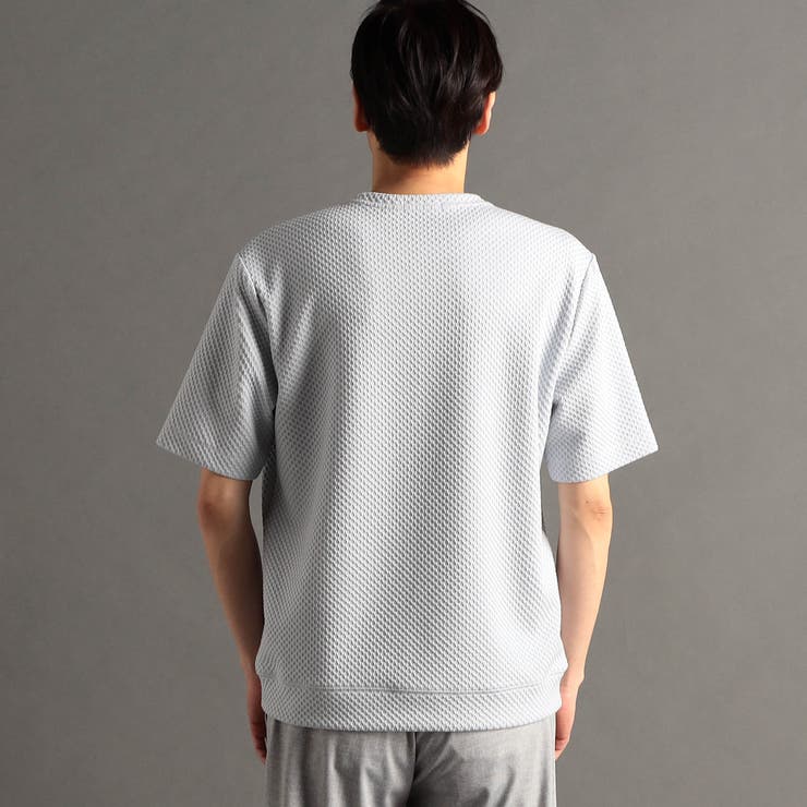 ジオメトリックブリスタージャカード クルーネックTシャツ | NICOLE | 詳細画像7 