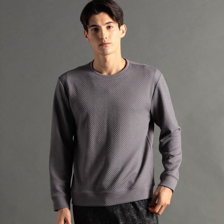 ジオメトリックジャカード プルオーバーカットソー[品番：NICW0005286