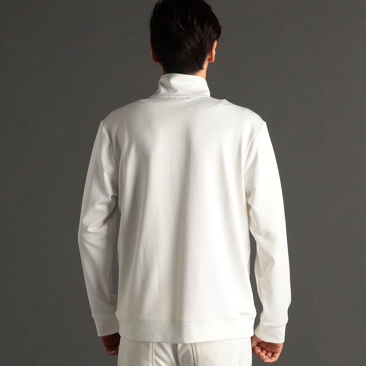 メランジジャカード スタンドジッププルオーバー | NICOLE | 詳細画像5 