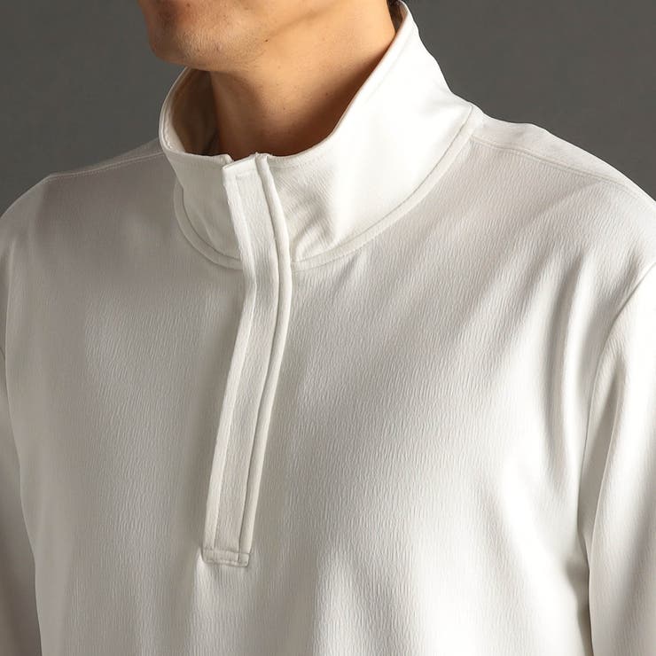 メランジジャカード スタンドジッププルオーバー | NICOLE | 詳細画像8 