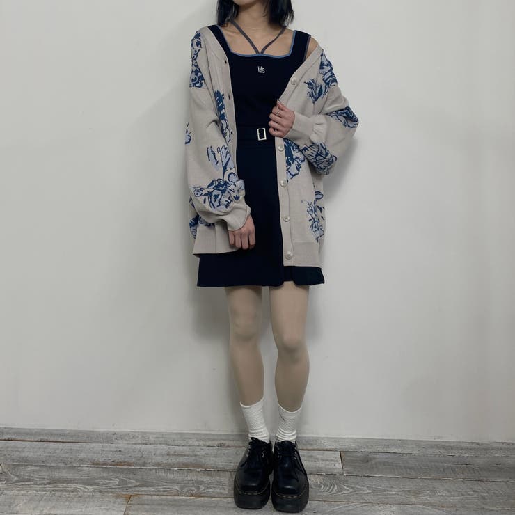 リブ配色ホルターネックタンクトップ | NICOLE | 詳細画像21 