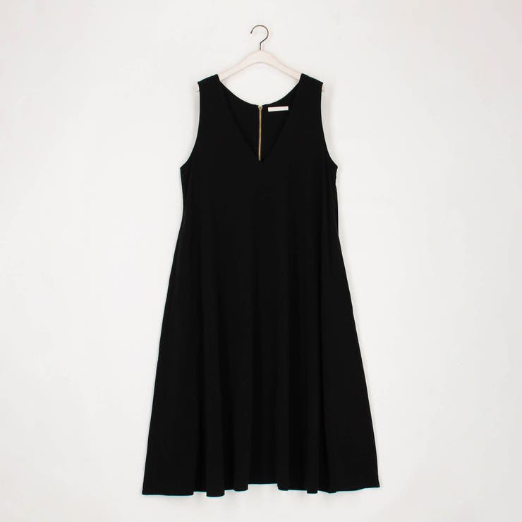 バックファスナーVネックワンピース[品番：NICW0006573]｜NICOLE 