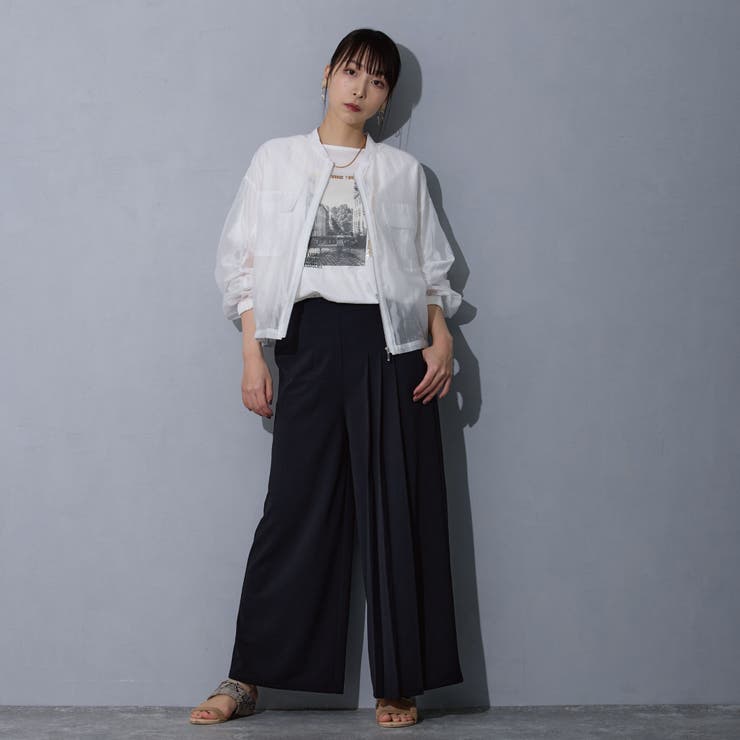 アシンメトリープリーツパンツ | NICOLE | 詳細画像21 