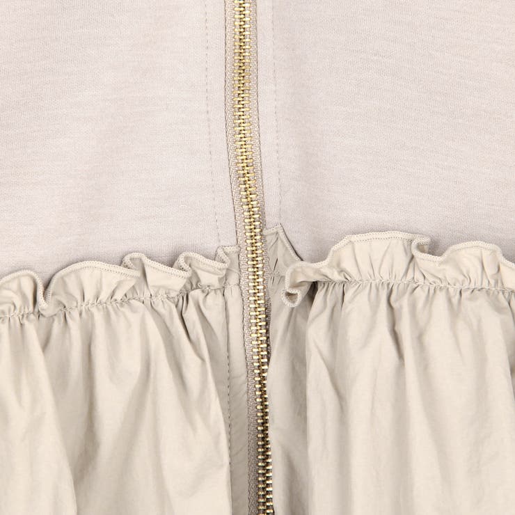 異素材切替ブルゾン | NICOLE | 詳細画像10 