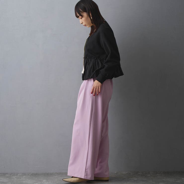 異素材切替ブルゾン | NICOLE | 詳細画像19 