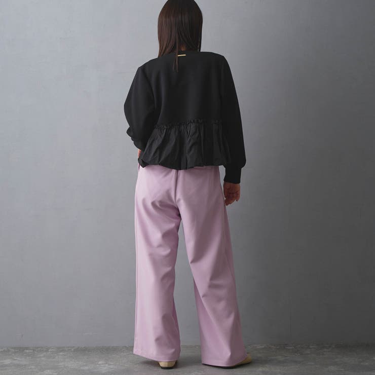 異素材切替ブルゾン | NICOLE | 詳細画像20 