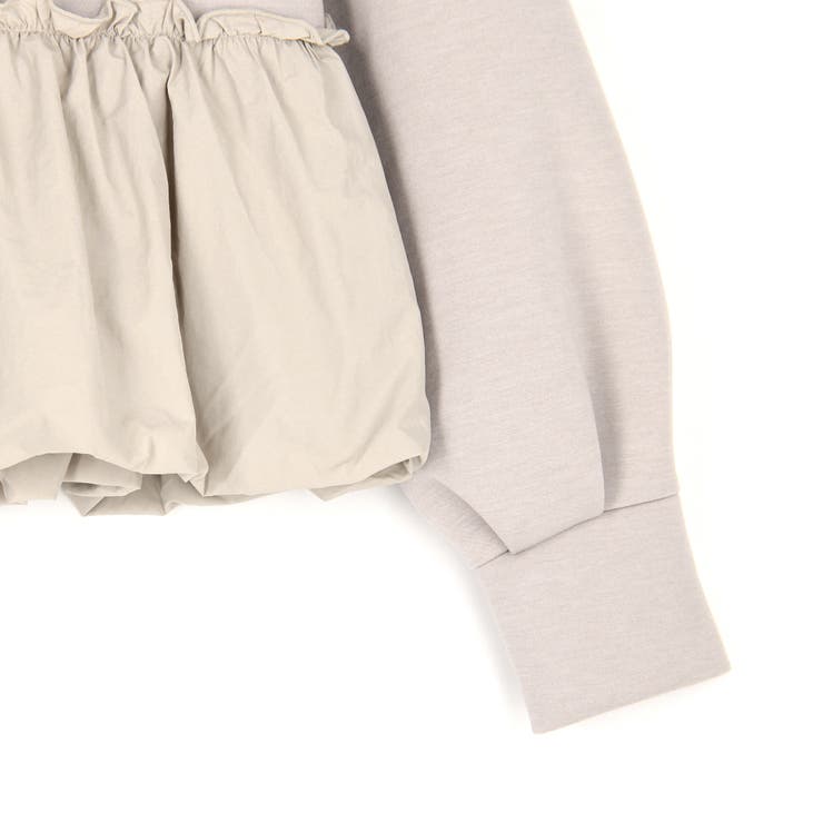 異素材切替ブルゾン | NICOLE | 詳細画像8 