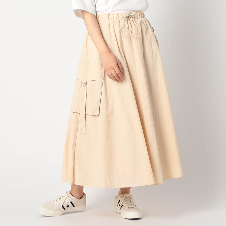 カーゴ付きロングスカート[品番：NICW0006343]｜NICOLE（ニコル）の
