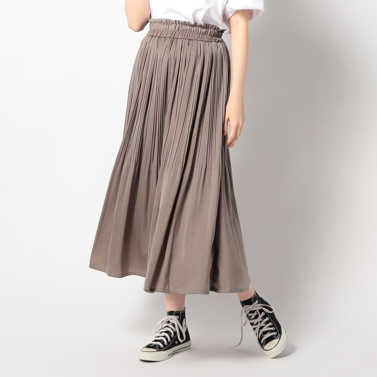 18ベージュ | 新色 ヴィンテージサテンスカート | NICOLE