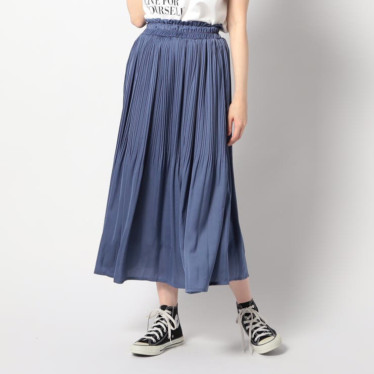 60ブルー | 新色 ヴィンテージサテンスカート | NICOLE