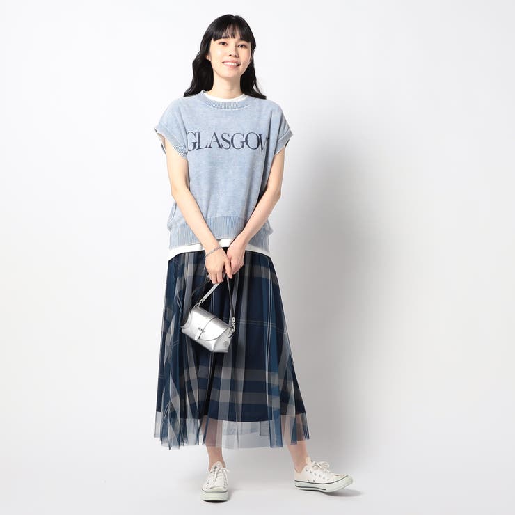 チュールチェックスカート | NICOLE | 詳細画像11 