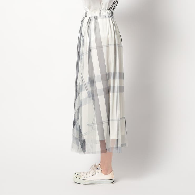 チュールチェックスカート | NICOLE | 詳細画像13 