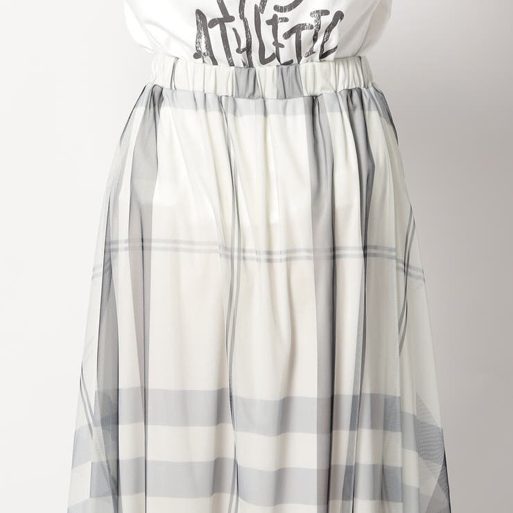 チュールチェックスカート | NICOLE | 詳細画像14 