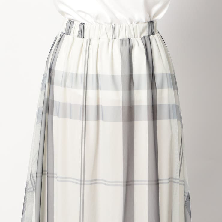 チュールチェックスカート | NICOLE | 詳細画像15 