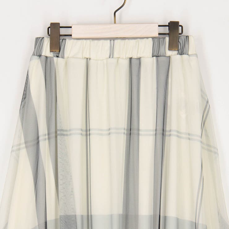 チュールチェックスカート | NICOLE | 詳細画像24 