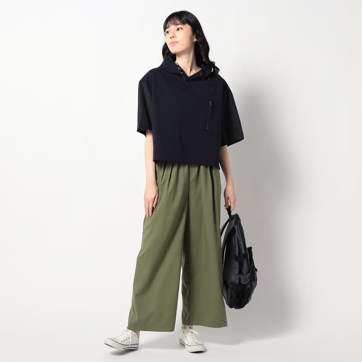 圧縮カノコ ショートワイドパーカー | NICOLE | 詳細画像4 