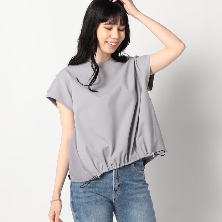 29グレー | ドルマン切替え ドロストプルオーバー | NICOLE