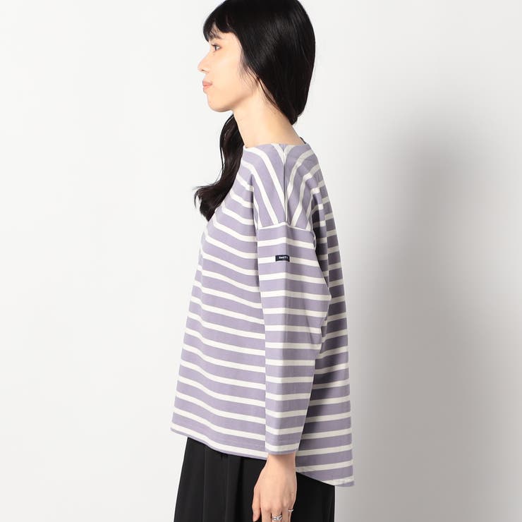 【日本製】 デラヴェ天竺 ボーダーカットソー | NICOLE | 詳細画像8 