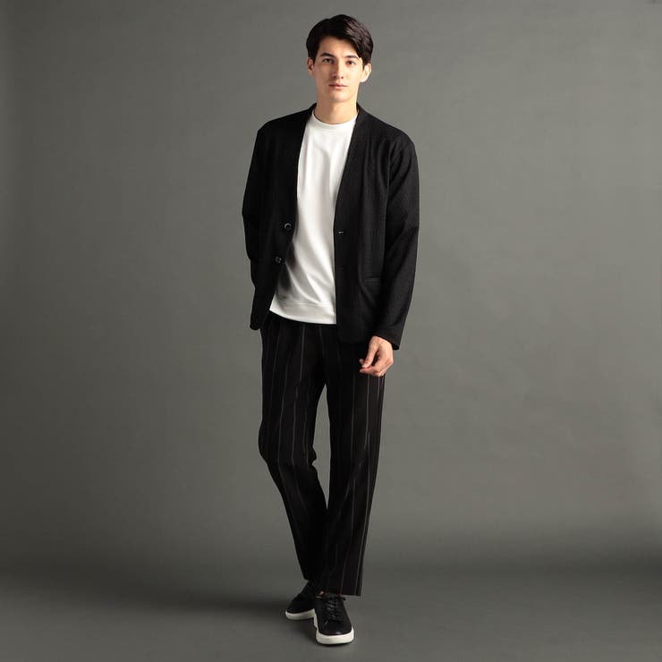 ピンストライプ ワイドトラックパンツ | NICOLE | 詳細画像3 