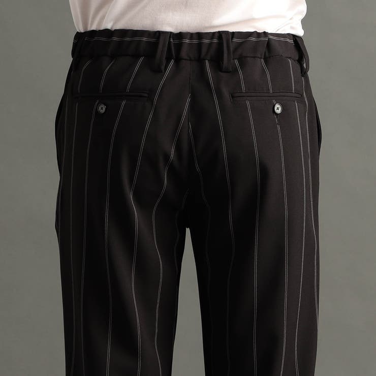 ピンストライプ ワイドトラックパンツ | NICOLE | 詳細画像7 
