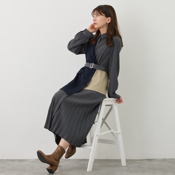 ラップトレンチシャツワンピース | NICOLE | 詳細画像18 