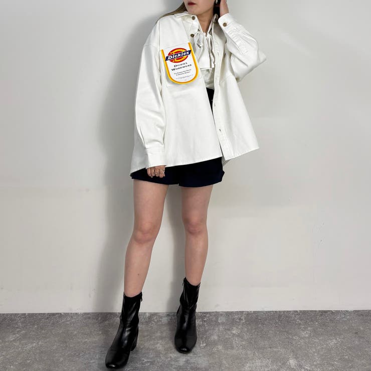 【Dickies】デニムワイドシャツジャケット | NICOLE | 詳細画像10 