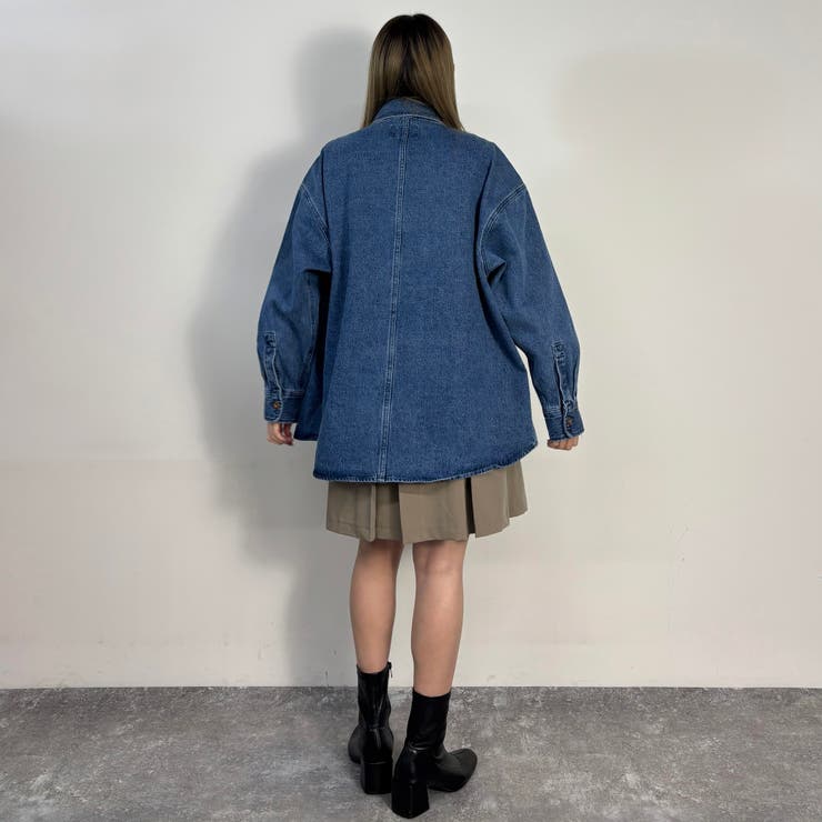 【Dickies】デニムワイドシャツジャケット | NICOLE | 詳細画像9 