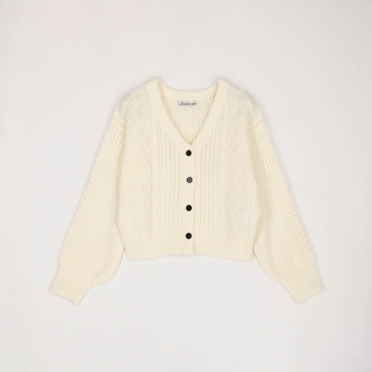 ケーブルニットカーディガン | NICOLE | 詳細画像3 