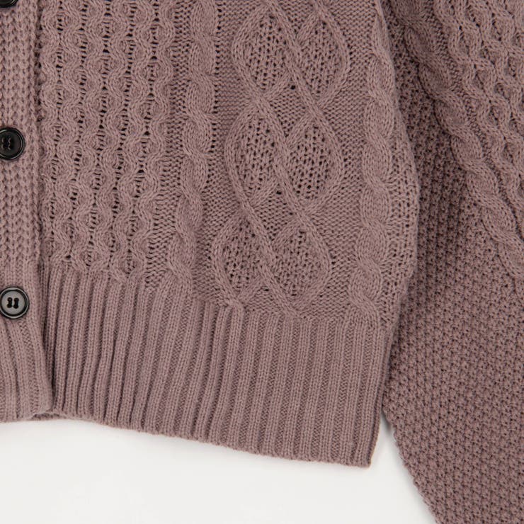 ケーブルニットカーディガン | NICOLE | 詳細画像8 