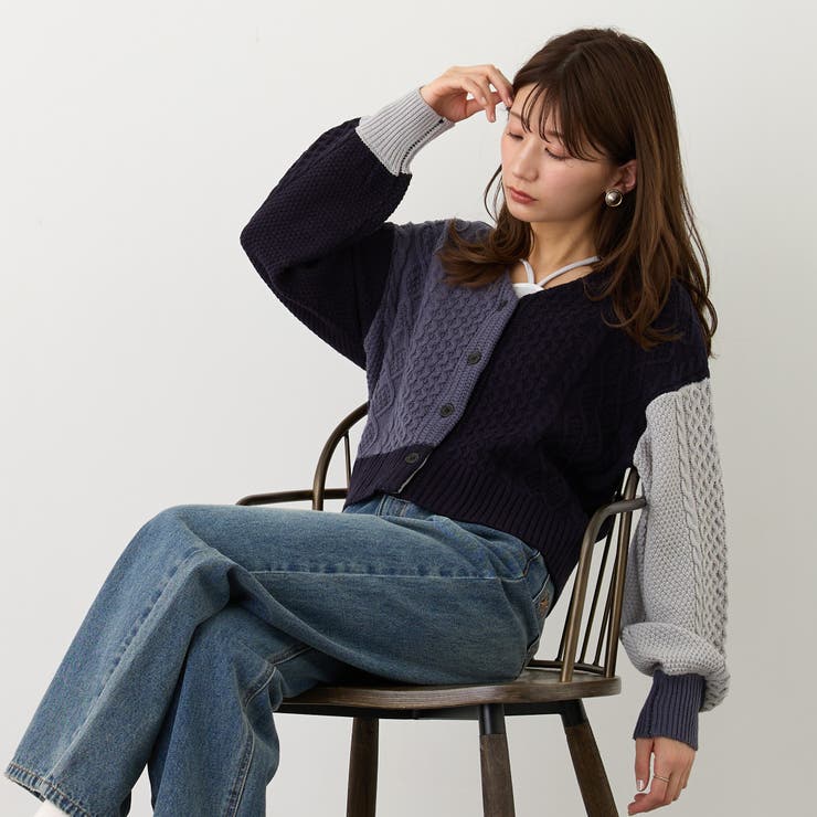 91その他2 | ケーブルニットカーディガン | NICOLE