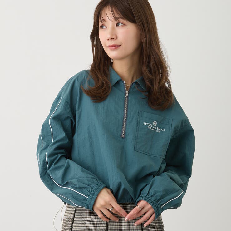 トラックハーフジッププルオーバー | NICOLE | 詳細画像1 