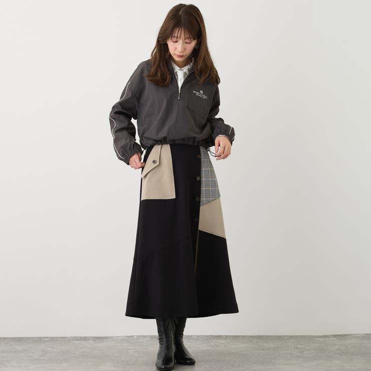 トラックハーフジッププルオーバー | NICOLE | 詳細画像16 